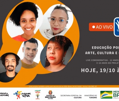 LIVE Conexão 1ª CENA | Educação Popular: Arte, Cultura e Cidadania